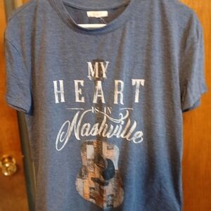 Maurices Blue Nashville Graphic Tee